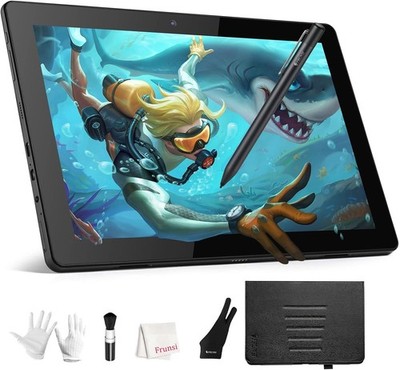 Frunsi T11 Pro Standalone Zeichentablet mit Bildschirm ohne Computer 10.1