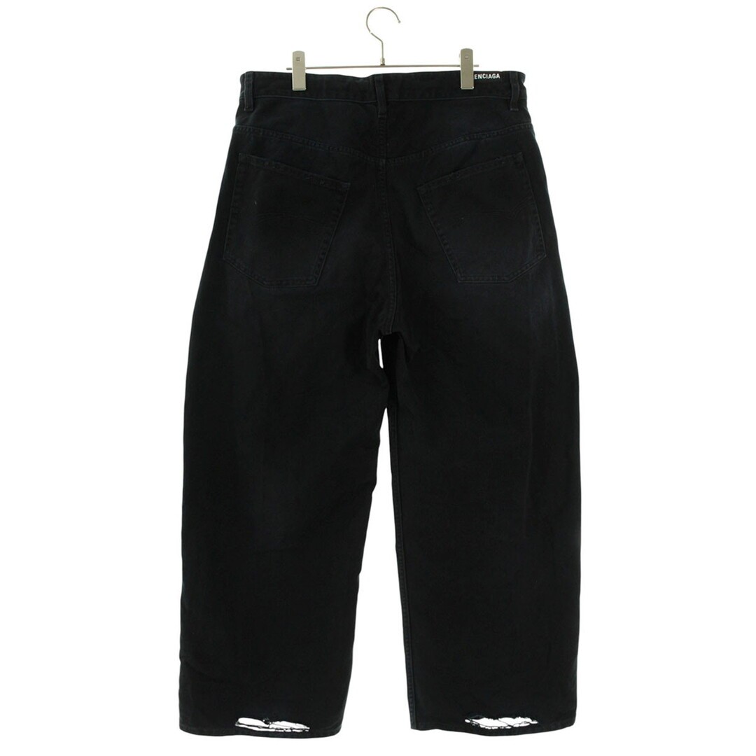 Balenciaga 786643 TNW11 Damaged Drawstring Baggy Denim Pants Men's XXS Used 5e63 thumbnail 3