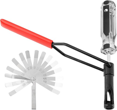 #ad Valve Lash Adjustment Tool with Angled Feeler Gauge Jam Nut Valve Adjustment New $15.99