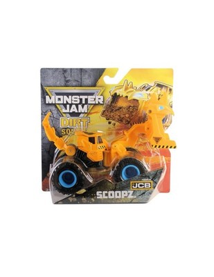 Monster Jam DIRT SQUAD SCOOPZ Series 11 SPINMASTER JCB 1:64 Scale Model