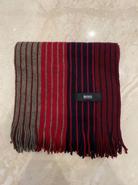 Unisex Hugo Boss Scarf Red One size