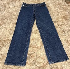 Levi's 517 Orange Tab Jeans 36x32 Made in USA Bootcut Red Batwing 1987 Vtg 80s