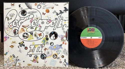 Led Zeppelin III LP Atlantic 7201 1841 Broadway Label 1970 Page Plant NICE COPY!