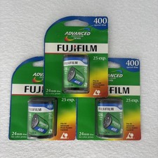 Lot of 3 Expired Fujifilm 24mm Color Film Fujicolor 200 ISO Expired 2009/2010