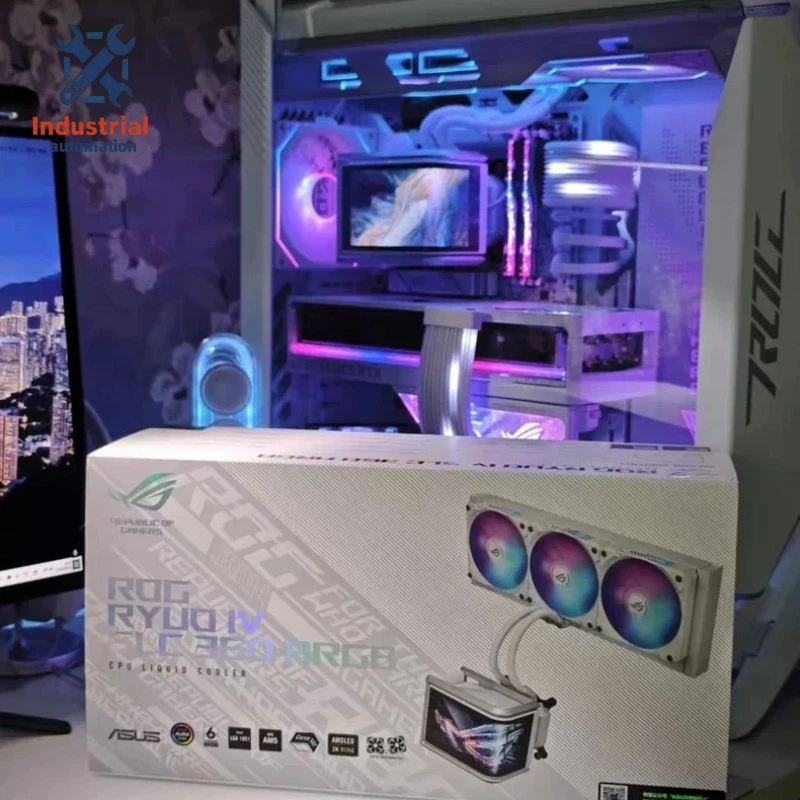 ASUS ROG RYUO IV 360 WhiteARGB AIO Liquid CPU Cooler 360mm Radiato Free Shipping - Image 4 of 4