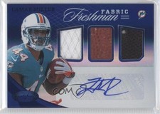 2012 Certified Mirror Blue Signatures 43/49 Lamar Miller #337 Auto 0f8