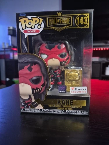 Funko Pop! Kane #143 WWE Hall of Fame Fanatics Exclusive Limited Edition!