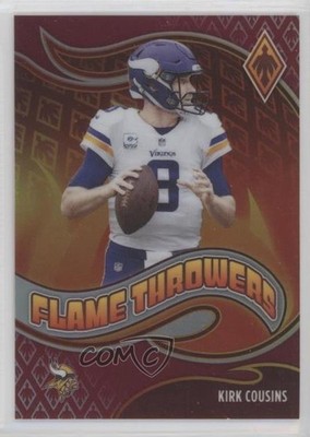2021 Panini Phoenix Flame Throwers Red 36/199 Kirk Cousins #FT-21 10k8