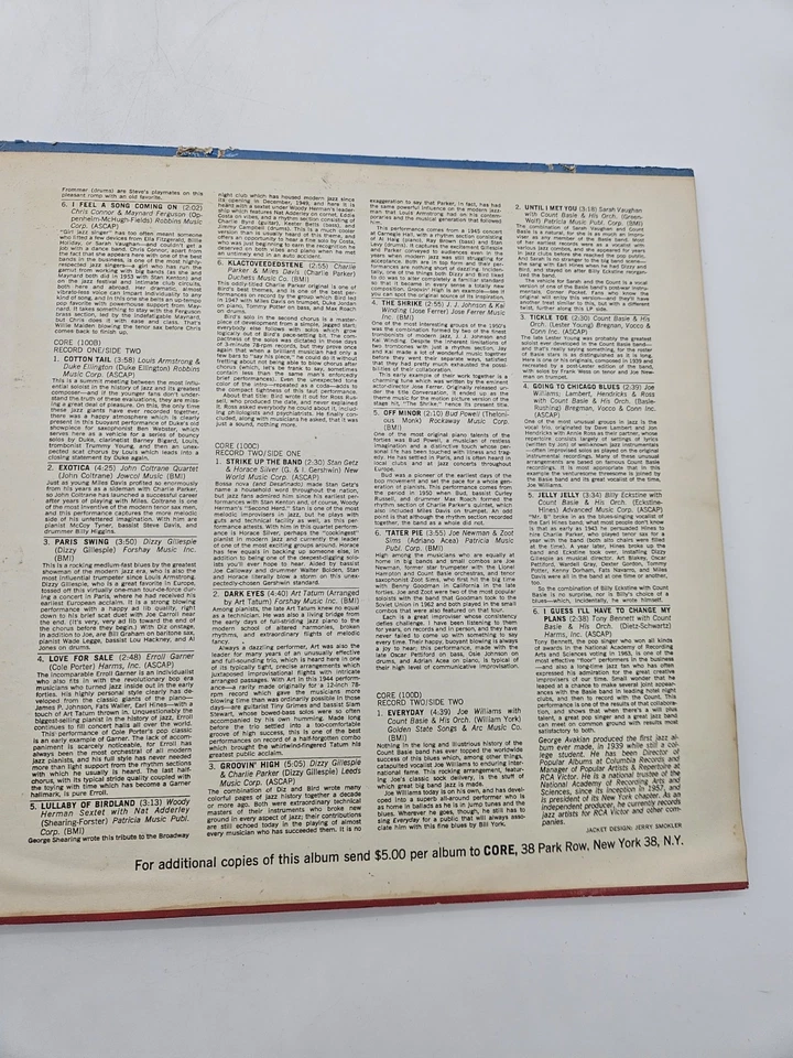 CORE~A Jazz Salute To Freedom 1961 RARE Orig 2 Disc LP Set *SIGNED* - Image 4 of 4