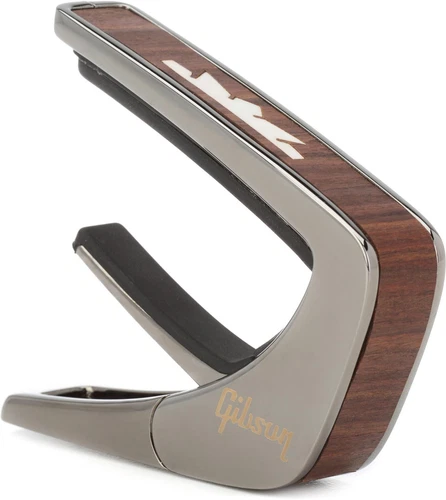 Thalia Gibson Officially Licensed Capo - Black Chrome with Crown
