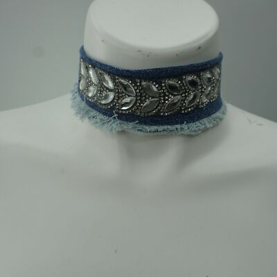 Jens イェンス BLUE GLASS MOTIF CHOKERS 24AW Jens イェンス