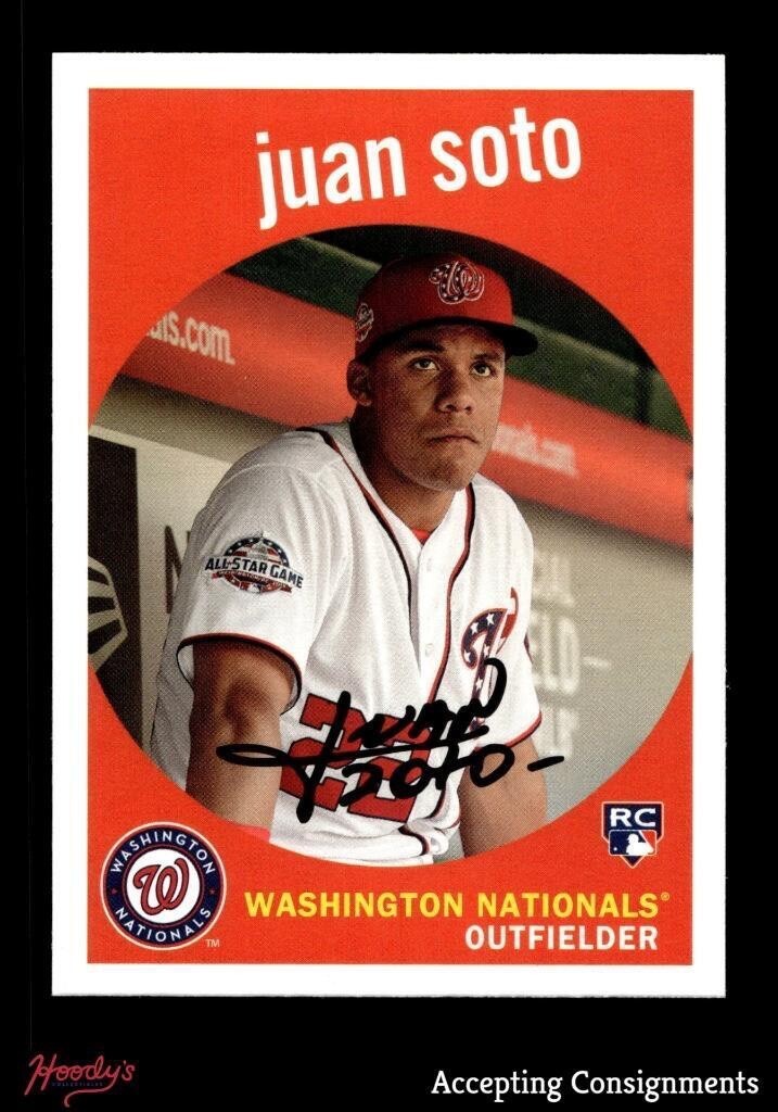 PSA10 フアン ソト ルーキー‼️JUAN SOTO RC - YANKEES 2018 Topps Archives #73 Juan Soto RC Rookie NATIONALS Yankees | eBay