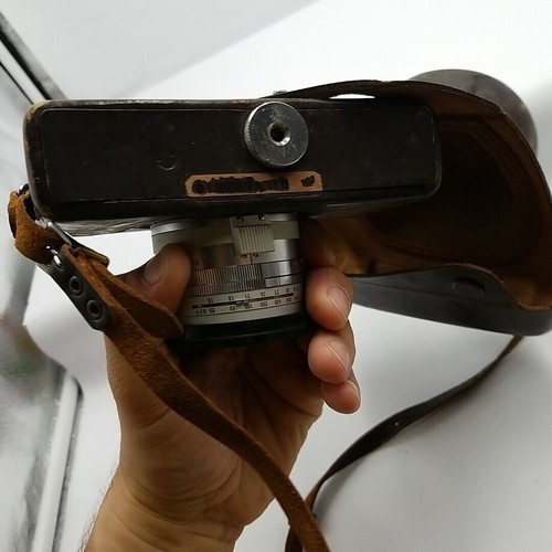 Minolta Hi-Matic 7 Rangefinder Film Camera w/ Rokkor PF 45mm f/1.8 Untested. == - Picture 13 of 15
