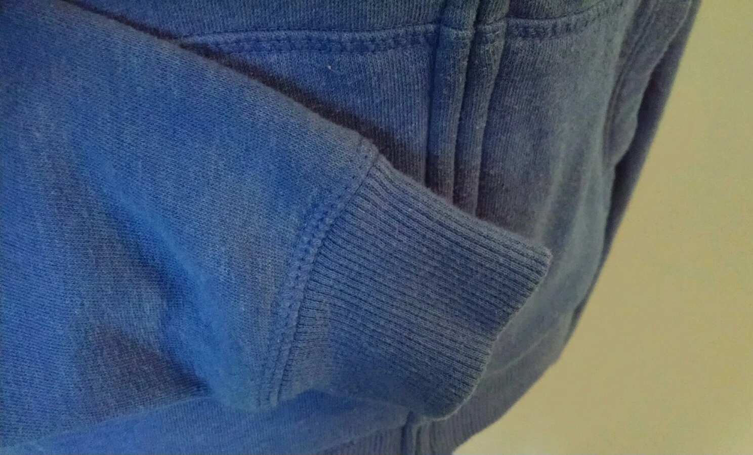 UNDERCOVER Felpa con cappuccio zip intera PINK VICTORIA'S SECRET donna taglia S blu LS cuori segno pace