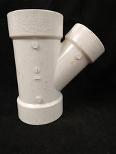 CHARTLOTTE 601 4" TO 4" TO 3" FEMALE SCH 40 PVCI SLIP 45° WYE