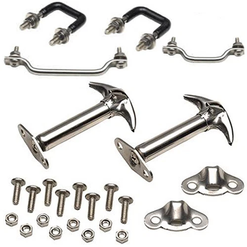 Motorhauben Verschlusshaken Set Wrangler YJ + Jeep CJ7
