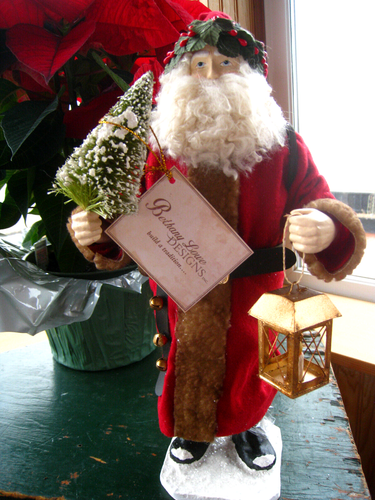 NEU Bethany Lowe Vintage Nikolaus Süßigkeiten Behälter 14" x 7" TD4068 - Bild 1 von 8