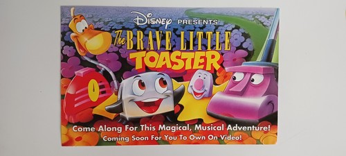 "The Brave Little Toaster"" VHS-Anzeige von vor Juli 1991; Disney Ephemera"