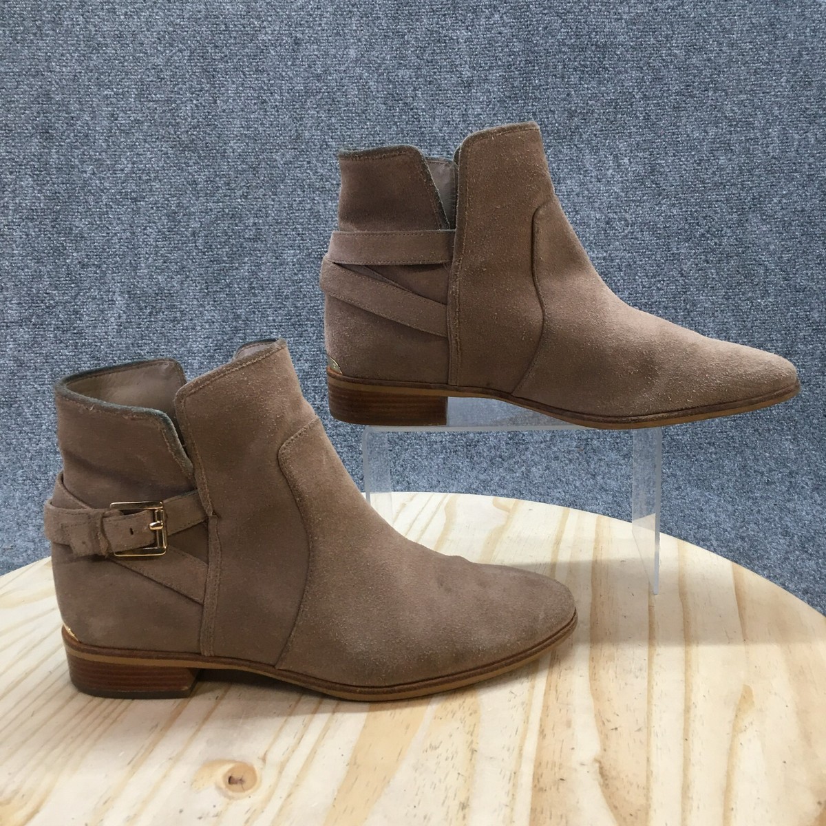 Michael Kors Boots Womens 11 M Ankle Booties Brown Leather  display picture 3