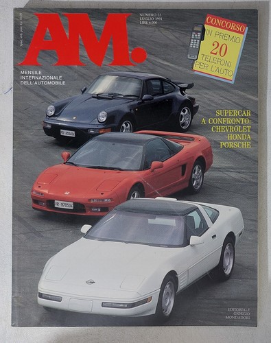 77036 AM Automotor Magazine n. 23 - 7/1991 - Chevrolet Honda Porsche - 第 1/2 張圖片