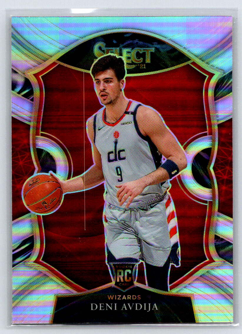 2020-21 Panini Select Deni Avdija #69 Silver Prizms Washington Wizards