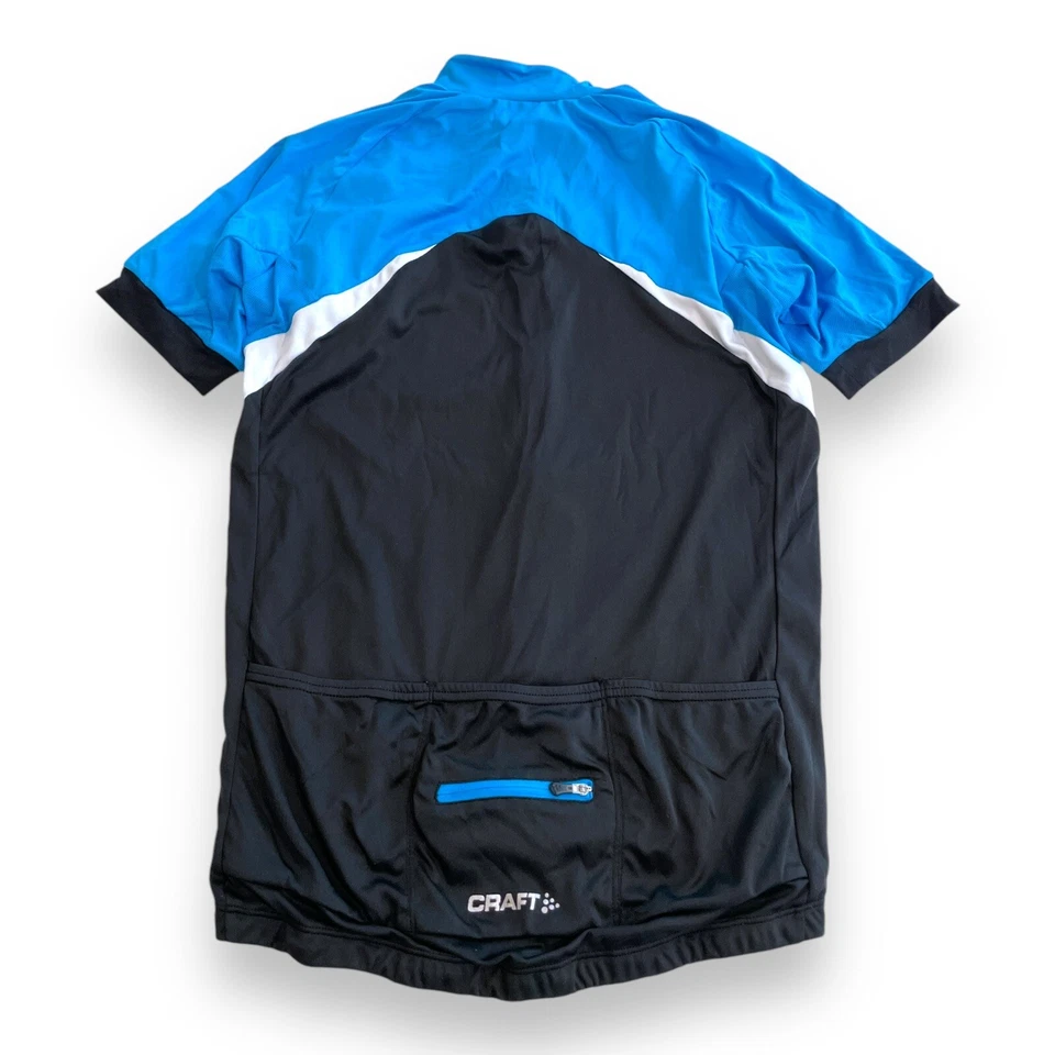 Craft Cycling L1 women's cycling jersey Size XL blue/white short sleeve - Image 2 of 4