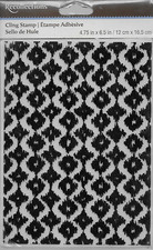 RECOLLECTIONS cling rubber stamp TEXTURE BACKGROUND