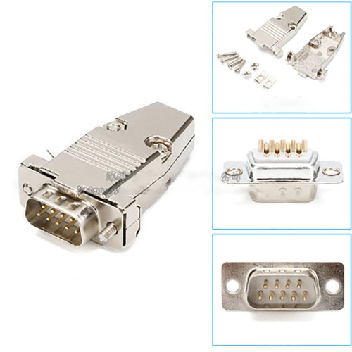 DB9 DSUB Serial RS-232 RS232 Male Female Connector Plug Housing/Hood Solder Type - Picture 15 of 15