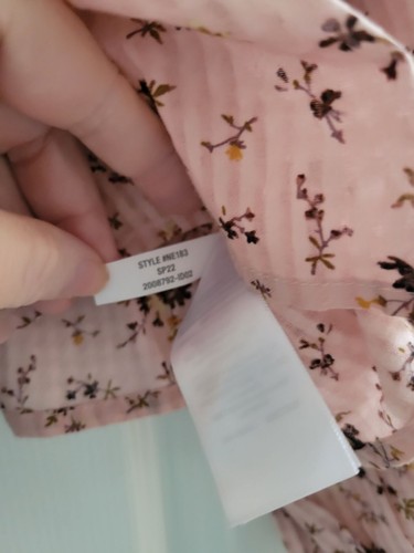 Madewell Mujer Sophie Rosa Floral Peplum Top Talla Grande Nueva Coqueta Femenina - Imagen 9 de 9