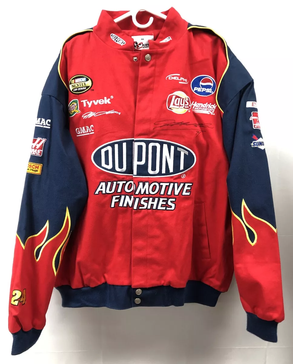 Signed Vintage Chase Authentics JEFF GORDON #24 DuPont Racing Jacket 3XL