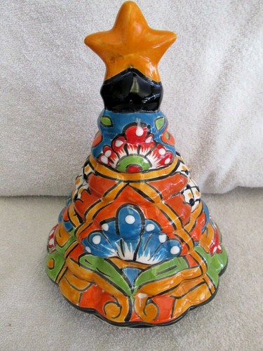 Talavera Christmas Tree 9 1/2 inches tall - Picture 8 of 23