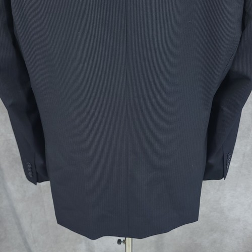 Calvin Klein Sports Coat Mens 43R Blue Pinstripe Merino Wool Blazer Jacket 3 B - Picture 7 of 15
