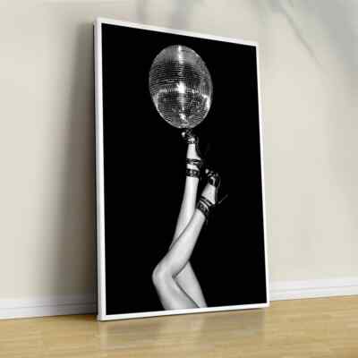 Disco Ball Wall Art Poster Premium Quality Choose your Size
