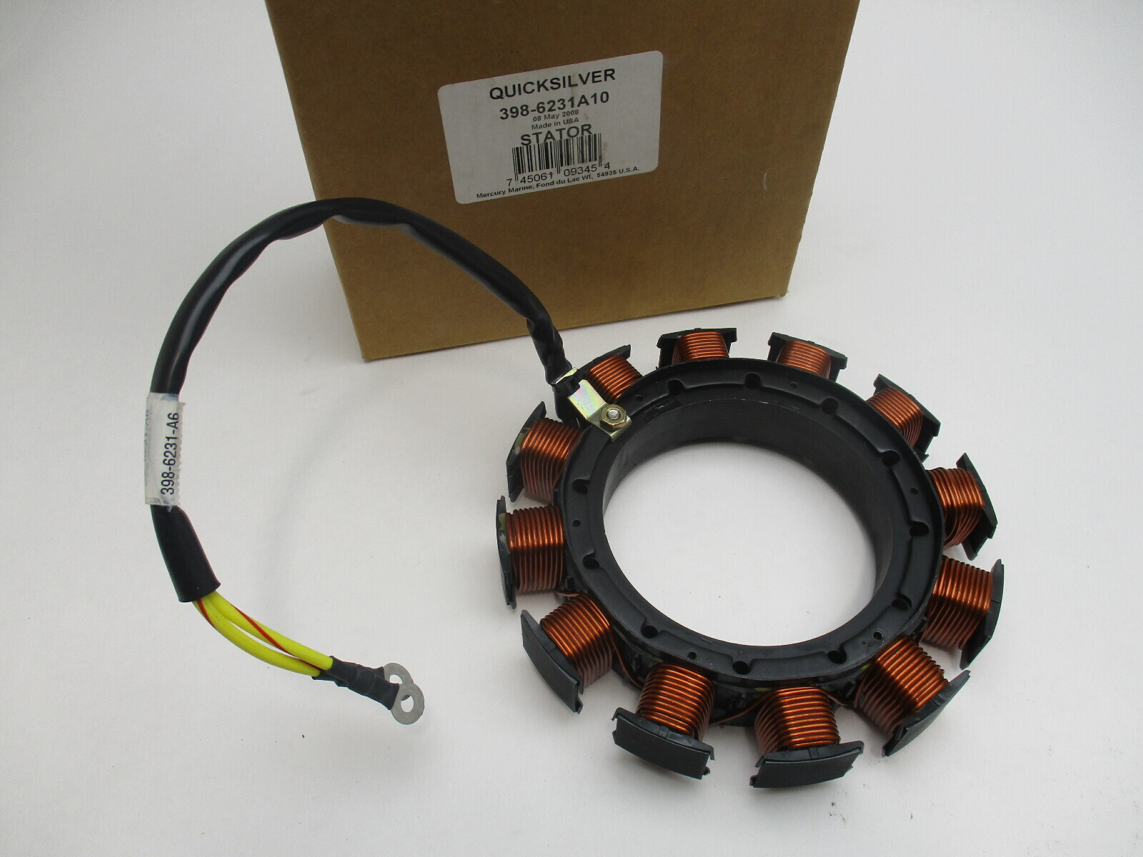 398-6231a10 Genuine Mercury OUTBOARD Stator 6231a10 Inventory F9 