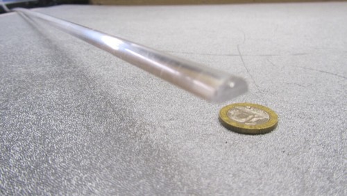Acrylic Half Round Extruded Rods Clear .375" (3/8") x 6 FT Lengths, 10 Pcs 60 Ft - Picture 11 of 11