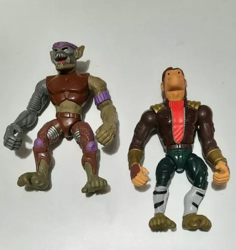 Captain Simian and the Space Monkeys Vintage Figure Lot Evil Rhesus