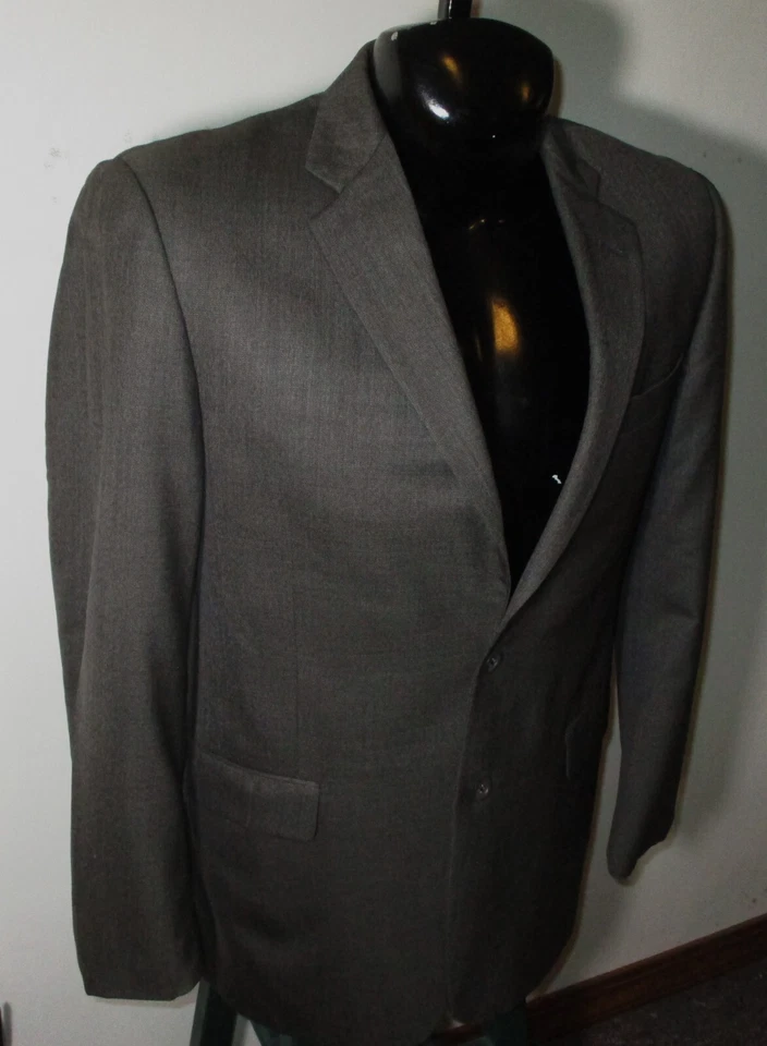 40R BURBERRY London Brown Wool Blazer Suit Jacket Size 40R - Image 3 of 4
