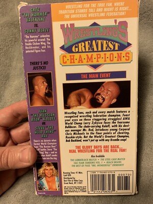 UWF: Wrestling's Greatest Champions VHS, WWF, WCW, NWA | eBay