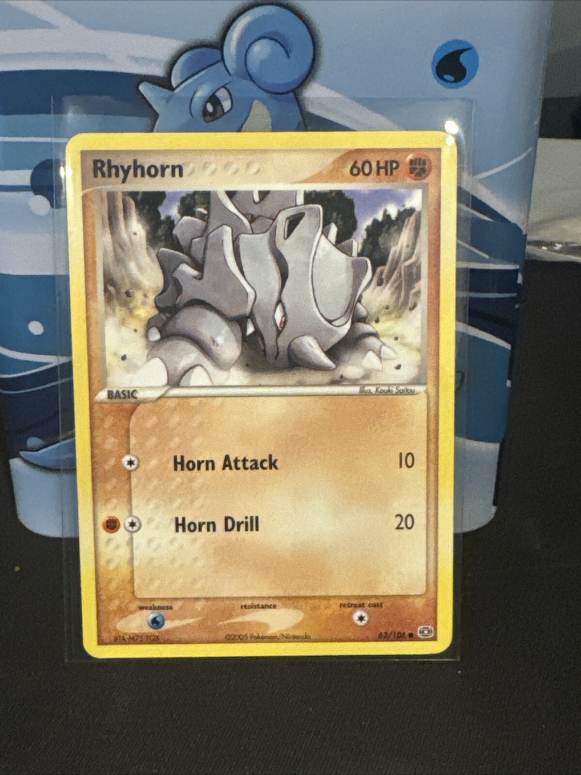 Pokémon TCG Rhyhorn EX Emerald 62/106 Regular Common