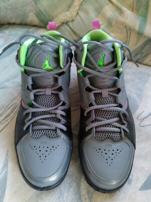 Nike Jordan Phase 23 Hoop 2 Gray Black Green Pink 602671-014 