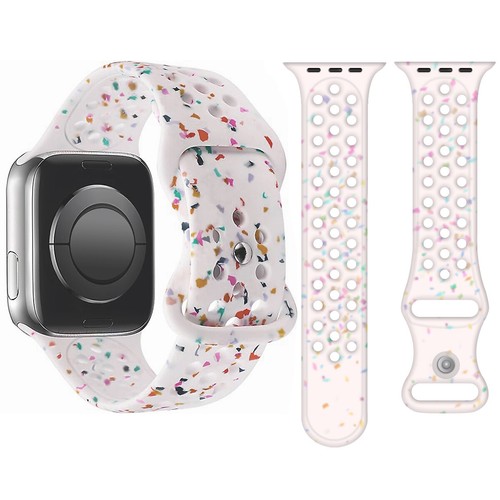 Sport Band Soft Breathable Silicone Strap For Apple Watch Ultra 9 8 7 SE 6 5 4 3 - Zdjęcie 6 z 66