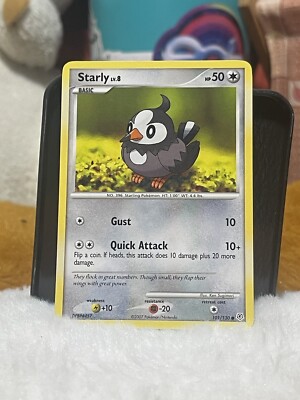 Pokemon Card Starly LV.8 Diamond & Pearl 101/130 NEAR MINT Non-Holo Common  TCG!!