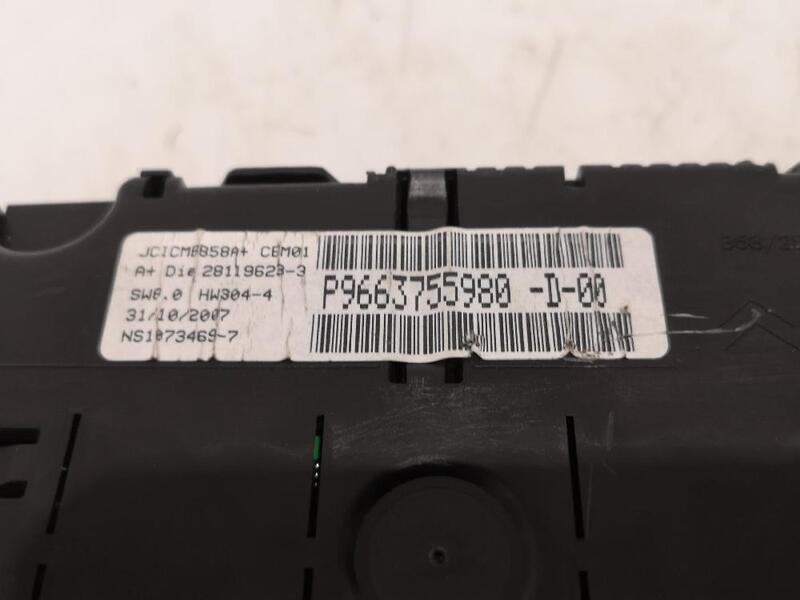 のの 9663755980 dashboard for CITROEN C4 PICASSO 2007 247402 | eBay