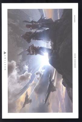 DESTINY HEROES RISE LIMITED EDITION ART PRINT ACTIVISION BUNGIE #8825/10000