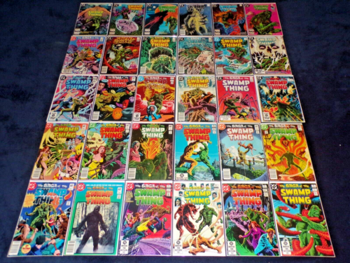SWAMP THING 1 - 170 LOT 119 DC COMICS 1982 SERIES ALAN MOORE 38 MISSING 7 37 171