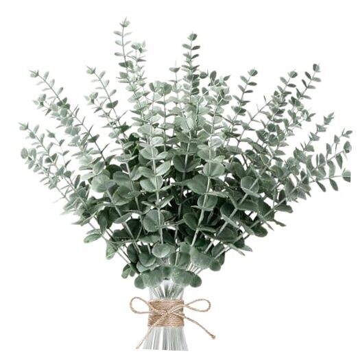 Eucalyptus Stems Fake Plants - 20pcs 1 20pcs Green According to the Leaves