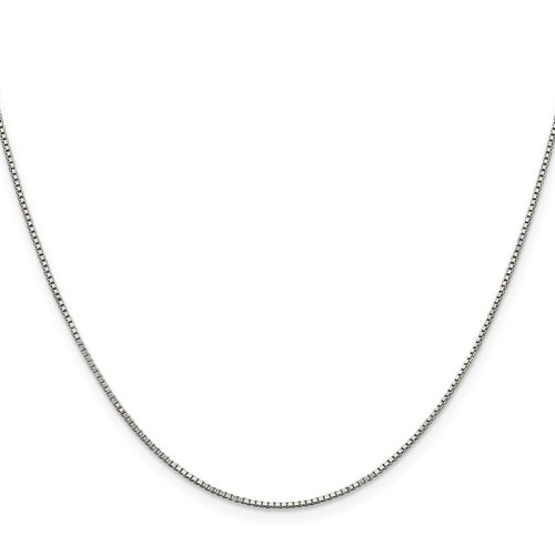 Sterling Silver .9mm Box Chain - Bild 2 von 3