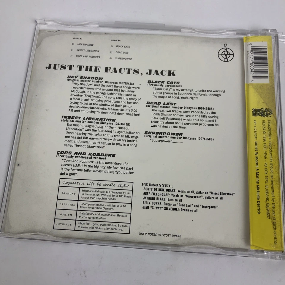 The Savage Young HUMPERS - Dionysus Years - CD - Hell Yeah Records Mint Disc #9 Foto 4 de 4