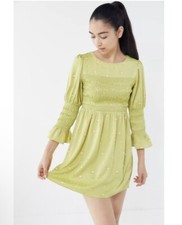 Urban Outfitters Mabel Floral Smocked Mini Dress Size XS