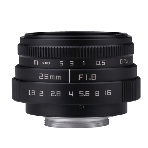 RISESPRAY 25mm f/1.8 CCTV Mini Lens for Sony NEX Mount cameras a6300 a6600 a6000 - Picture 8 of 16